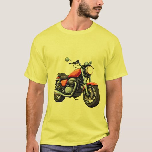 Motorfiets T-shirt (Voorkant)