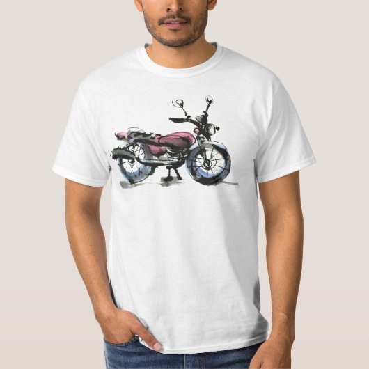 Motorfiets T-shirt (Voorkant)