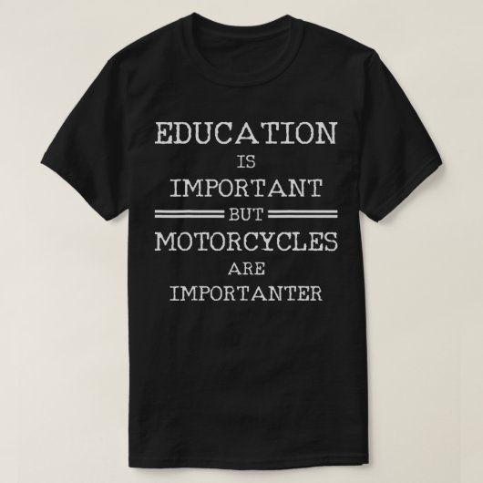 Motorfiets T-shirt (Design voorkant)