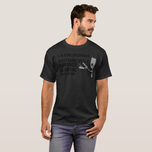 Motorfiets T-shirt (Voorkant volledig)