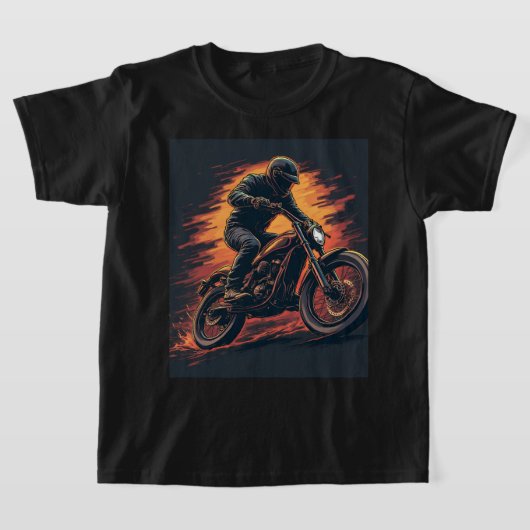 Motorfiets T-shirt (Laagn)