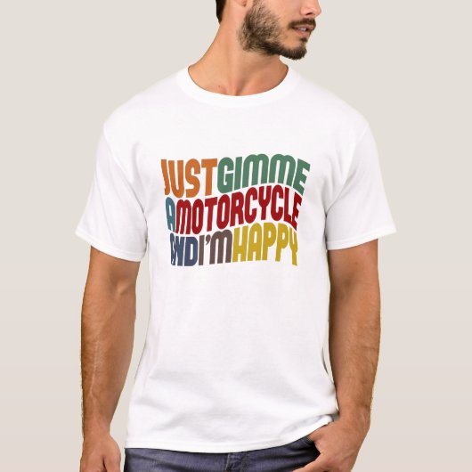 Motorfiets T-shirt (Voorkant)