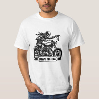 Motorfiets T shirt ontwerp