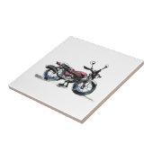 Motorfiets Tegeltje (Zijkant)