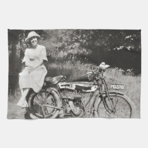  motorfiets theedoek