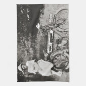  motorfiets theedoek (Verticaal)