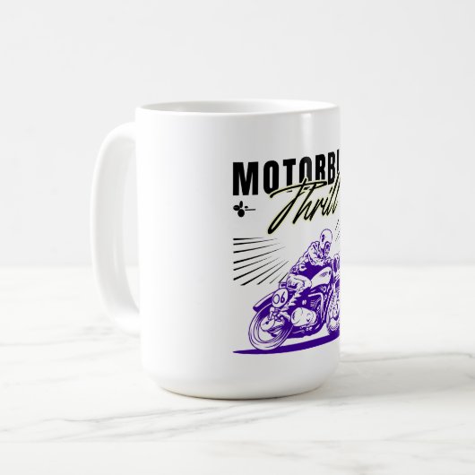 Motorfiets Thrill Koffiemok (Voorkant links)