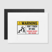 Motorfiets Tik niet op Mijn waarschuwing Tik niet  (Voorkant / Achterkant)