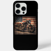 Motorfiets USA Flag Retro Biker Case-Mate iPhone Case (Achterkant)