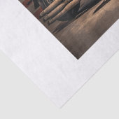 Motorfiets USA Flag Retro Biker Tissuepapier (Detail)