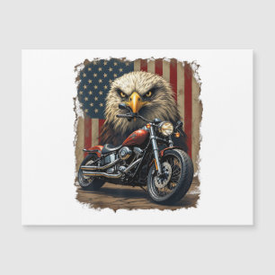 Motorfiets USA Vlag Retro Biker Chopper