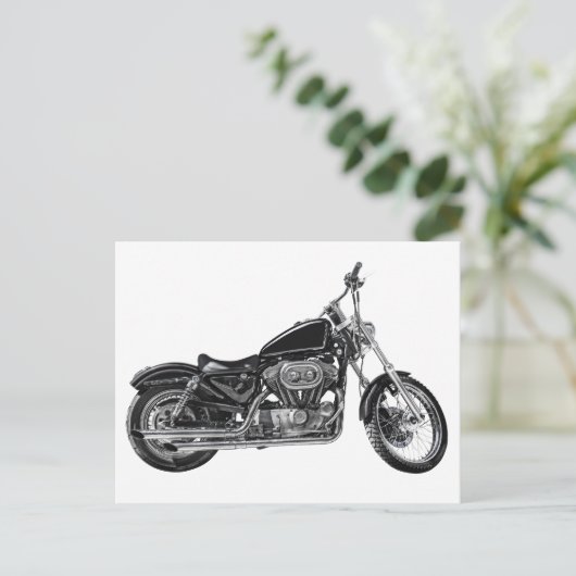 Motorfiets V Briefkaart (Staand voorkant)