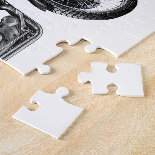 Motorfiets V Legpuzzel (Zijkant)