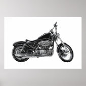 Motorfiets V Poster (Voorkant)