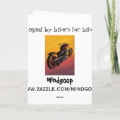 Motorfiets Vaderdag kaart (Achterkant)