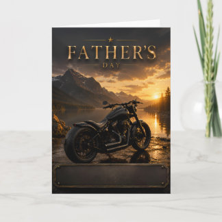 Motorfiets Vaderdag Wenskaart Kaart