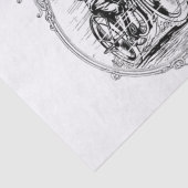 motorfiets — vaders dag-geboorte tissuepapier (Detail)