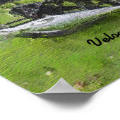 motorfiets Velocette KSS Olieverf Poster (Hoek)