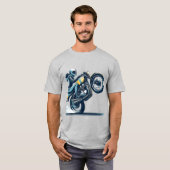 Motorfiets verbazingwekkende motorrijder touring t-shirt (Voorkant volledig)