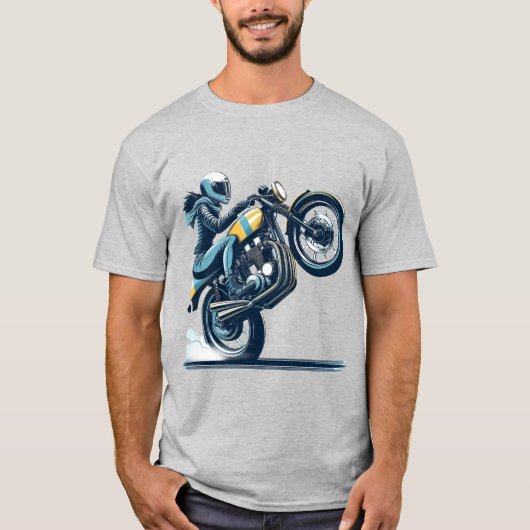 Motorfiets verbazingwekkende motorrijder touring t-shirt (Voorkant)