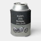 Motorfiets Verjaardag 50e Naam Hobby Blikjeskoeler (Blikje Achterkant)