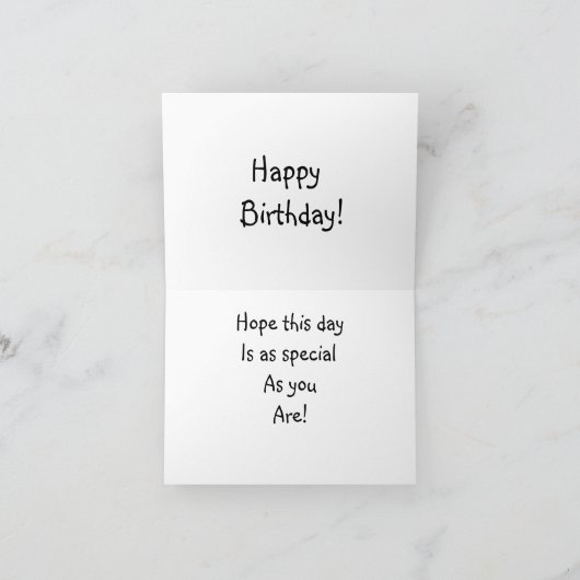 Motorfiets Verjaardag Kaart (Binnen)