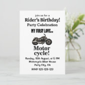 Motorfiets Verjaardag Motorfiets Classic Motorfiet Kaart (Staand voorkant)