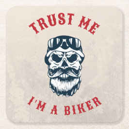 Motorfiets Vertrouw me dat ik fietser ben Kartonnen Onderzetters
