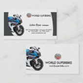 Motorfiets Visitekaartje (Voorkant / Achterkant)