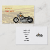 Motorfiets Visitekaartje (Voorkant / Achterkant)