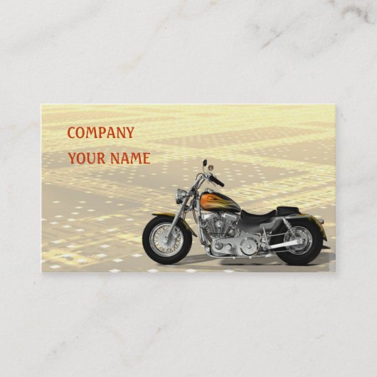 Motorfiets Visitekaartje (Voorkant)