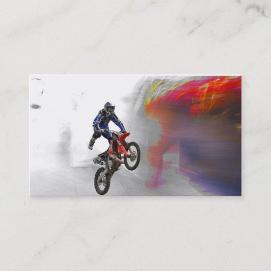Motorfiets Visitekaartje (Voorkant)