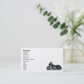 motorfiets visitekaartje (Staand voorkant)