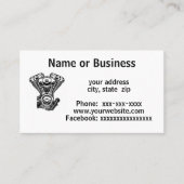  motorfiets visitekaartje (Voorkant)