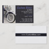 Motorfiets - Visitekaartje Bike Builder (Voorkant / Achterkant)