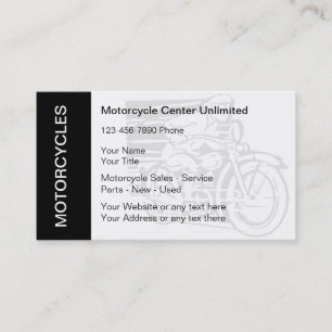 Motorfiets visitekaartjes
