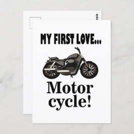 Motorfiets voertuig motorfiets briefkaart