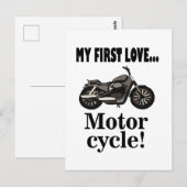 Motorfiets voertuig motorfiets briefkaart (Voorkant / Achterkant)