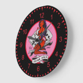 Motorfiets voor baby's en kaarten met aangepaste d grote klok (Hoek)