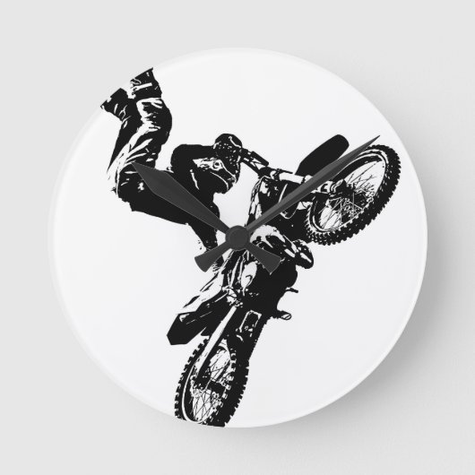 motorfiets voor de pop van een motorfiets met acro ronde klok (Voorkant)