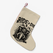 Motorfiets voor ride of Die Kleine Kerstsok (Voorkant (Hangend))