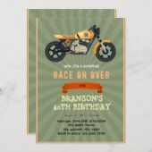  motorfiets voor volwassenen kaart (Voorkant / Achterkant)