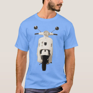 Motorfiets vooraanzicht vintage t-shirt