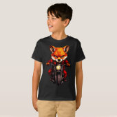 Motorfiets Vossen T-shirt (Voorkant volledig)