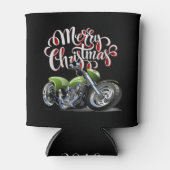 Motorfiets - Vrolijke Kerstmis Koelbox Blikjeskoeler (Voorkant)