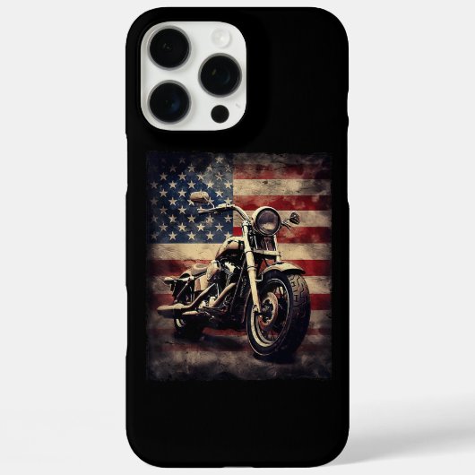  Motorfiets VS Vlag Retro Biker Amerikaans Case-Mate iPhone Case (Achterkant)