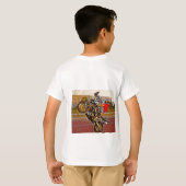 Motorfiets Yoga Sport-Tek lange hoes T-Shirt (Achterkant volledig)