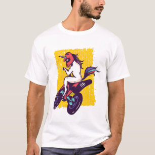Motorfiets Zebra T-shirt