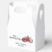 Motorfiets & Zijspan Bruid en Bruidegom Huwelijk Bedankdoosjes (Open)