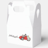 Motorfiets & Zijspan Bruid en Bruidegom Huwelijk Bedankdoosjes (Open)